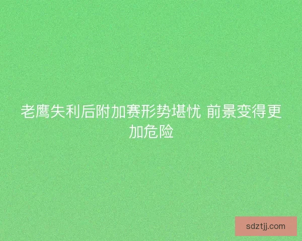 老鹰失利后附加赛形势堪忧 前景变得更加危险 老鹰失利后附加赛形势堪忧 前景变得更加危险